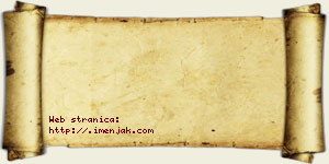 Nina Stojadinović vizit kartica